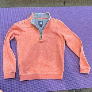 Johnnie-O Pullover Kids 14 1/4 Zip Blue